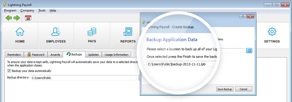 Backup Your Data