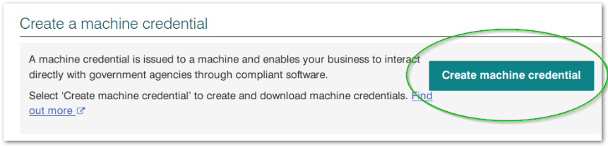 Create Machine Credential