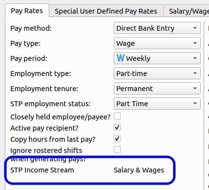 Employee income stream