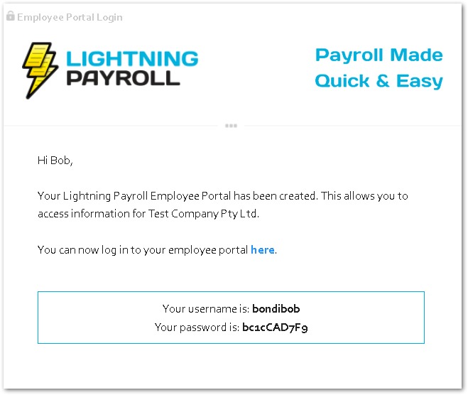 Employee Portal Email