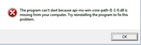 Win7 Dll Error